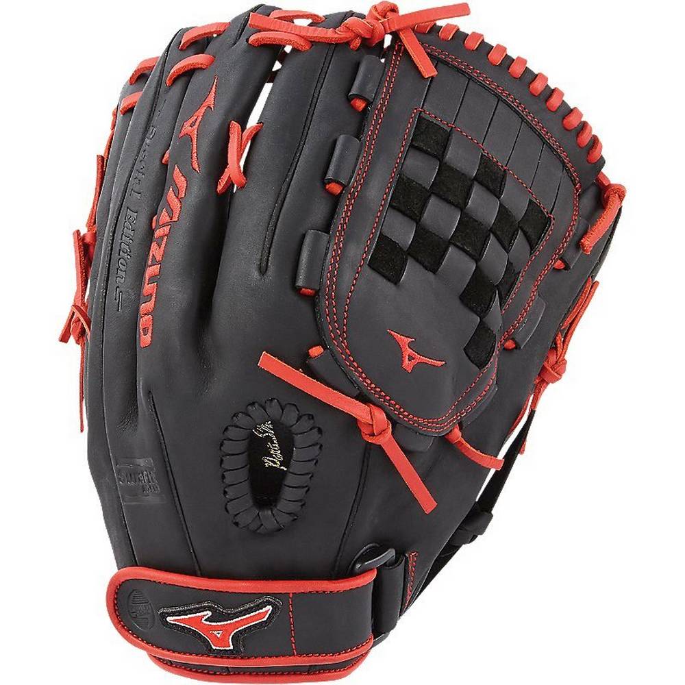 Damske Rukavice Mizuno MVP Prime SE Fastpitch 13" Softball Čierne/Červené Vypredaj BQIJ67845